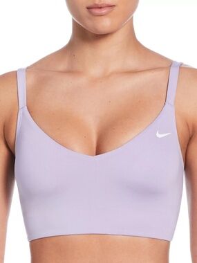 Nike Women's Essentials V-Neck Midkini Swim Top HydrangeasSize Large NWT